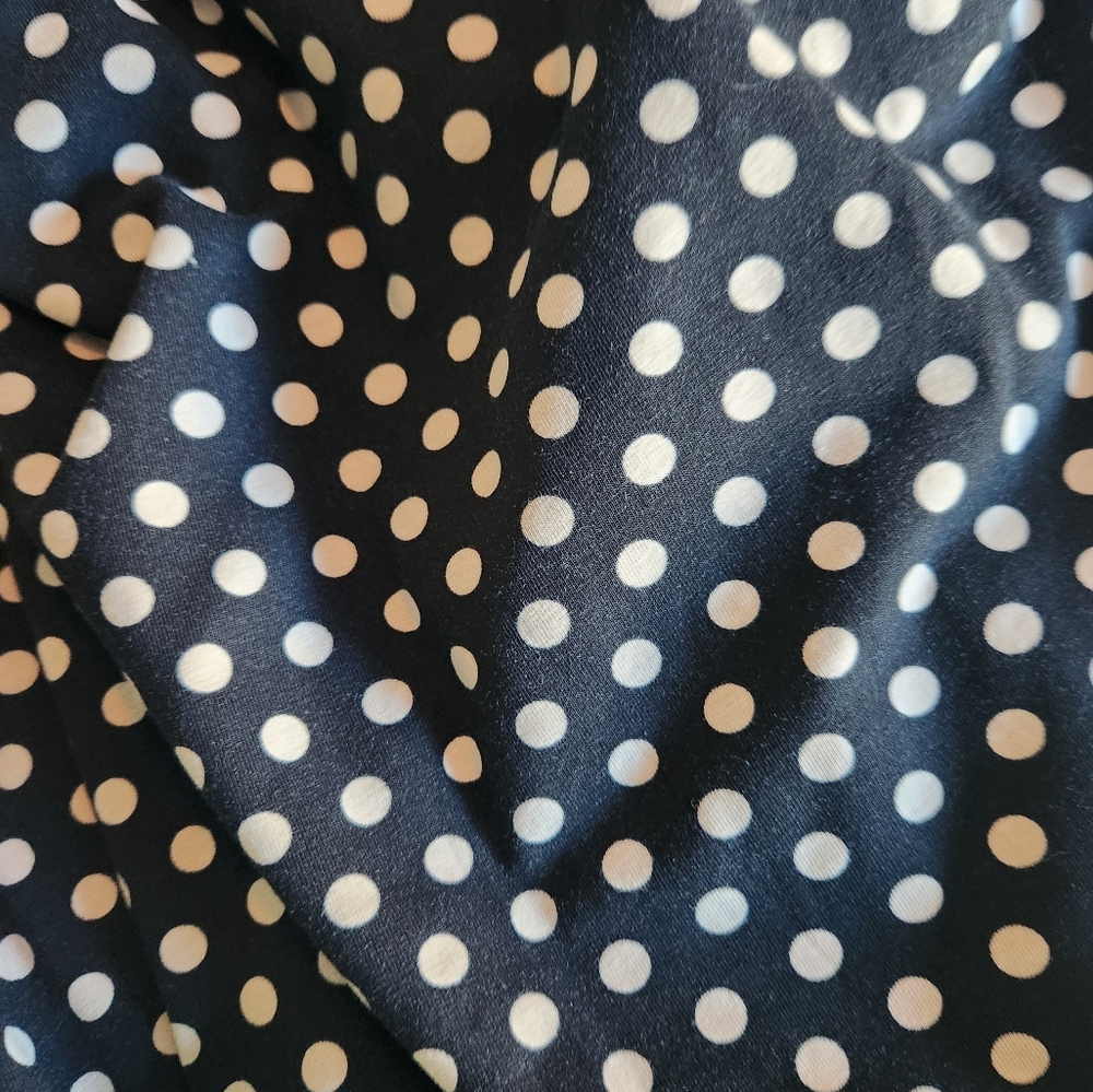 VENUS Black and Tan Fit and Flare Dress with 3/4 Sleeves - Picture 2 of 2